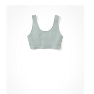AE SEAMLESS CROPPED CAMI size M in Steel Blue